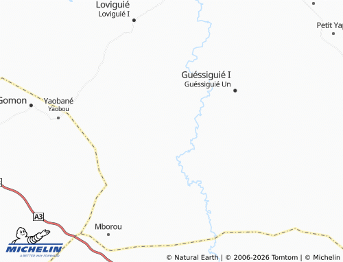 MICHELIN-Landkarte Atoupé - ViaMichelin