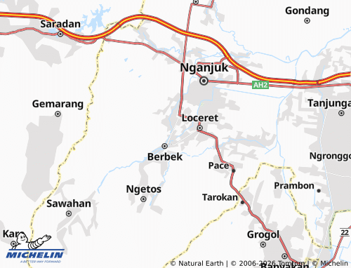 MICHELIN-Landkarte Sumberwindu - ViaMichelin