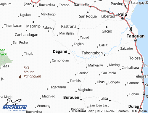 MICHELIN Hiabangan map - ViaMichelin