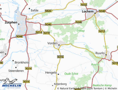 Carte MICHELIN Vorden - ViaMichelin