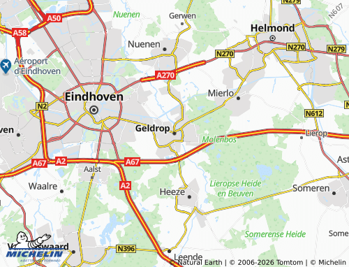 MICHELIN Geldrop-Mierlo map - ViaMichelin
