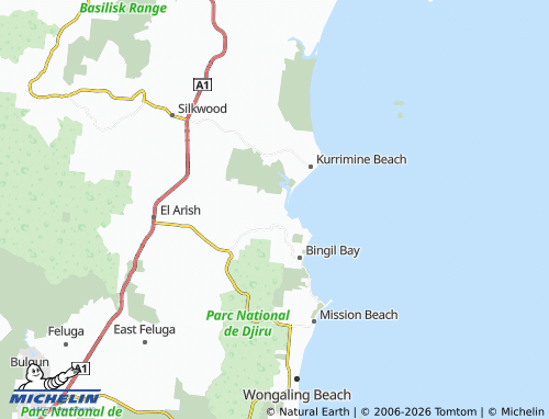 Mappa MICHELIN Midgeree Bar - ViaMichelin