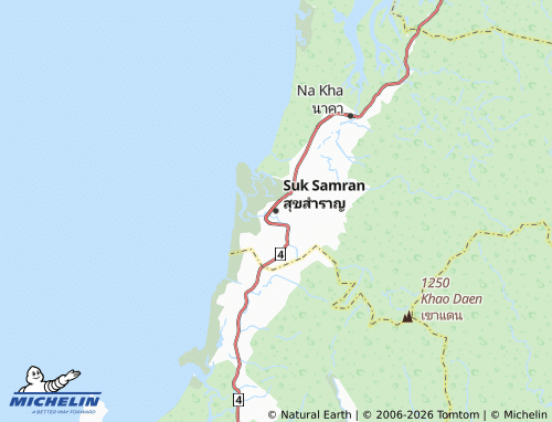 Mapa MICHELIN Suk Samran - ViaMichelin