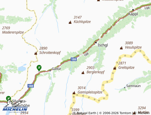 Carte MICHELIN Mathon - ViaMichelin