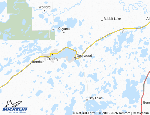 Mappa MICHELIN Deerwood - ViaMichelin