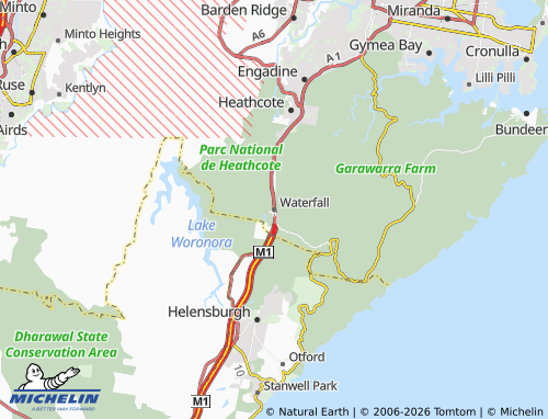 Mapa MICHELIN Waterfall - ViaMichelin