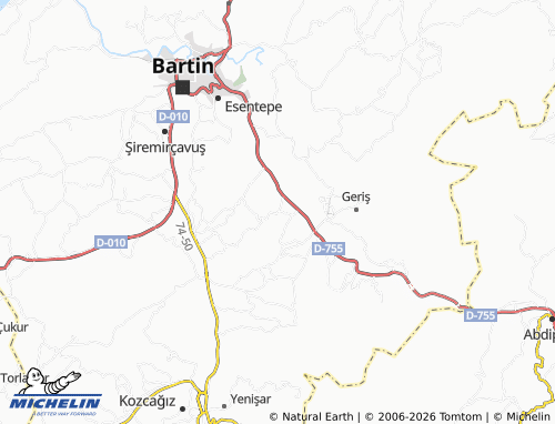 MICHELIN-Landkarte Terkehaliller - ViaMichelin