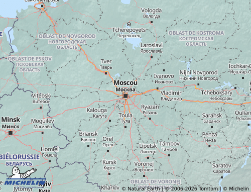 Carte MICHELIN Russie - ViaMichelin