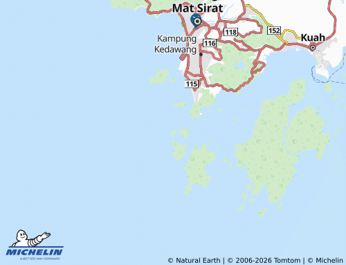 MICHELIN Pulau Kentut Kecil map - ViaMichelin