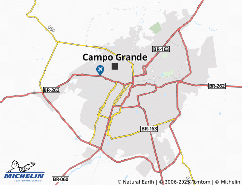 MICHELIN Bandeirantes map - ViaMichelin