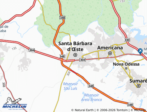 Mapa MICHELIN Vila Borges - ViaMichelin