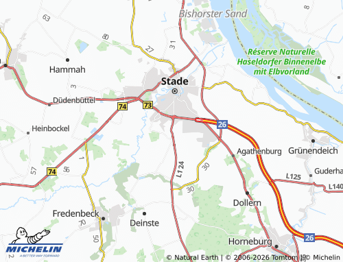 MICHELIN Riensförde map - ViaMichelin