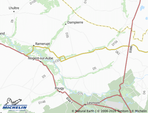 Mappa MICHELIN Jasseines - ViaMichelin