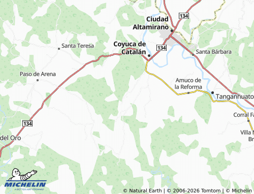 MICHELIN Las Parotas map - ViaMichelin