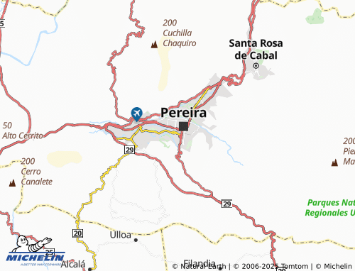 MICHELIN Providencia map - ViaMichelin