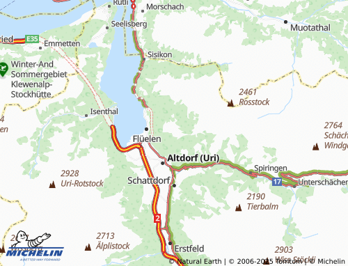 MICHELIN Eggberge map - ViaMichelin