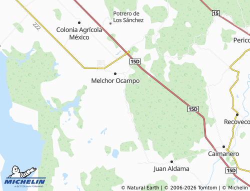 Mapa MICHELIN Constituyentes de Sinaloa - ViaMichelin