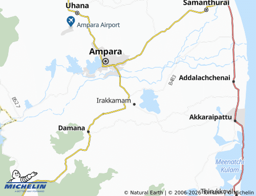 Mappa MICHELIN Varipathanchenai 02 - ViaMichelin