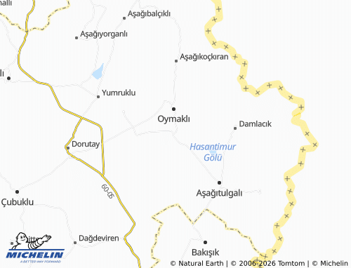 Mappa MICHELIN Eğribelen - ViaMichelin