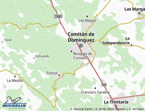 MICHELIN Lomas del Valle map - ViaMichelin