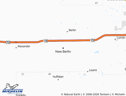 Mappa MICHELIN New Berlin - ViaMichelin