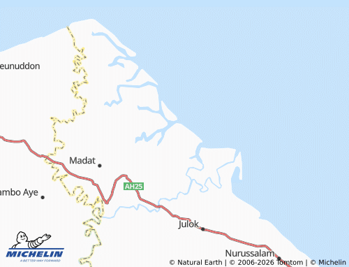 Mapa MICHELIN Kuala Simpang Ulim - ViaMichelin