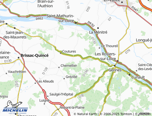 Mapa MICHELIN Saint-Georges-des-Sept-Voies - ViaMichelin
