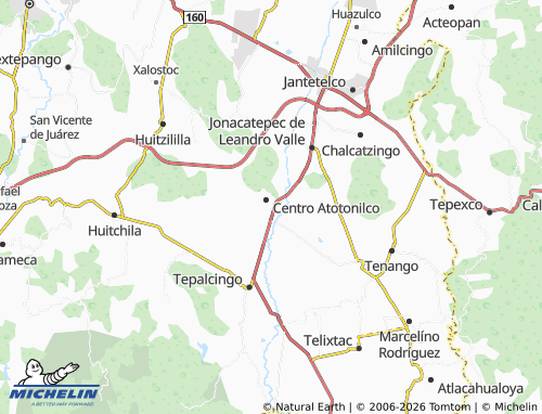 Mappa MICHELIN Los Vergeles Atotonilco - ViaMichelin