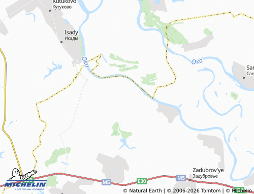 MICHELIN Taydakovo map - ViaMichelin