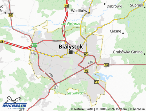 MICHELIN Bojary map - ViaMichelin