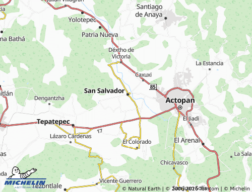 Mapa MICHELIN Centro - ViaMichelin