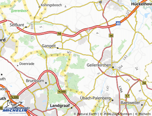 MICHELIN Niederbusch map - ViaMichelin