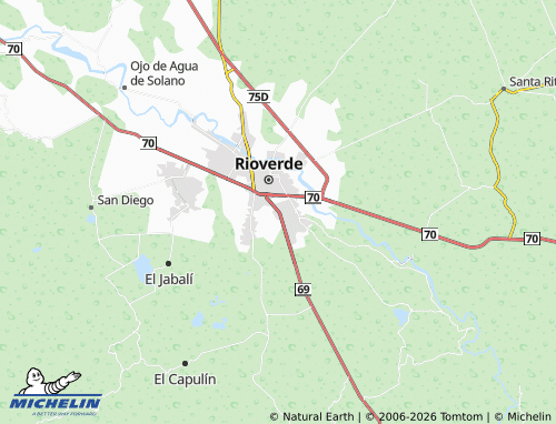 Mappa MICHELIN Infonavit Ojo de Agua - ViaMichelin