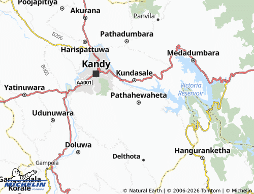 MICHELIN Ketawala map - ViaMichelin