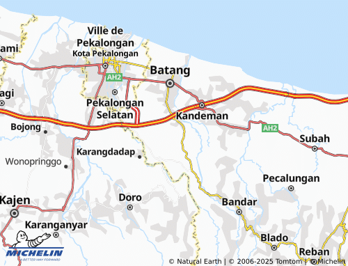 MICHELIN Dringo map - ViaMichelin