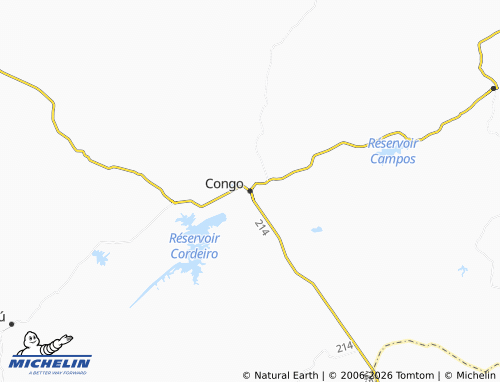 Carte MICHELIN Congo - ViaMichelin