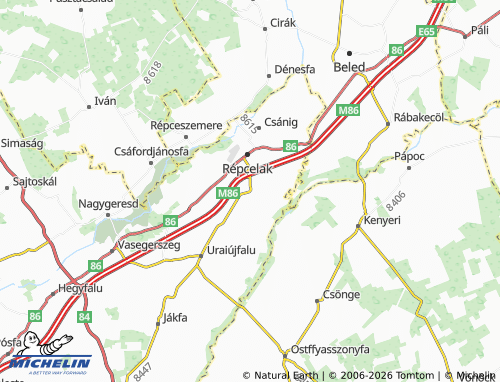 Carte MICHELIN Nick - ViaMichelin