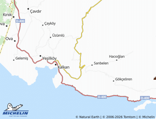 Mapa MICHELIN Bezirgan - ViaMichelin