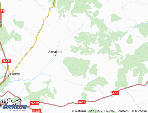 MICHELIN Narros map - ViaMichelin