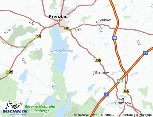 MICHELIN Seelübbe map - ViaMichelin