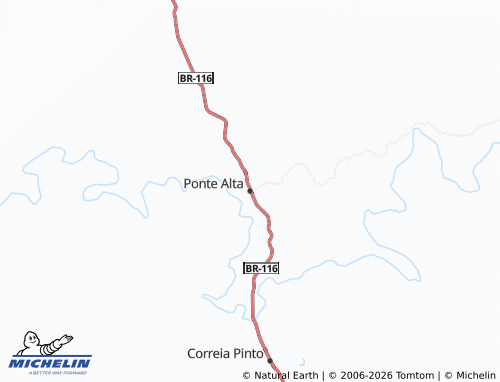 Mappa MICHELIN Ponte Alta - ViaMichelin