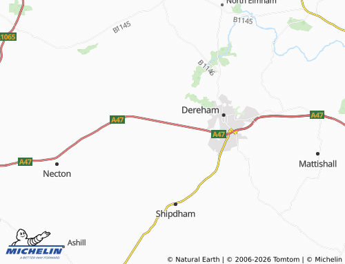 MICHELIN Scarning map - ViaMichelin