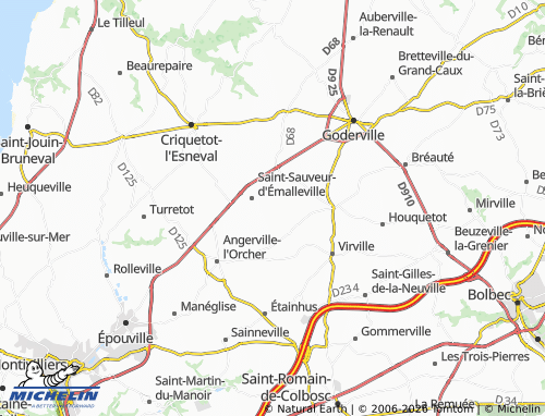 MICHELIN Ferme Chalot map - ViaMichelin