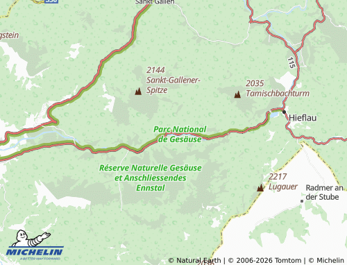 Mappa MICHELIN Gstatterboden - ViaMichelin