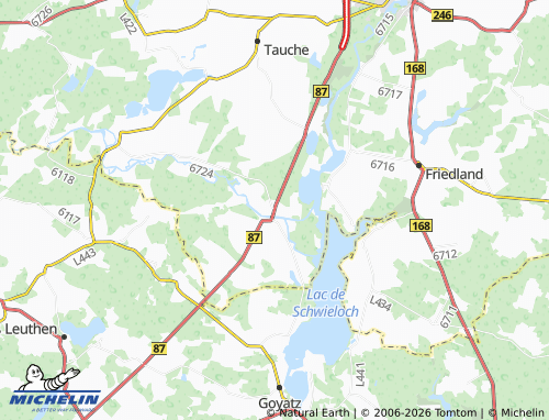 MICHELIN-Landkarte Sabrodt - ViaMichelin