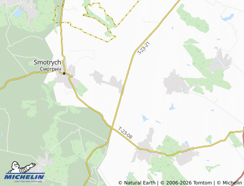 MICHELIN Stara Huta map - ViaMichelin