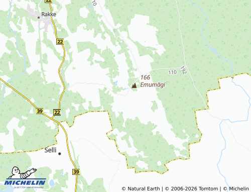 Mappa MICHELIN Emumäe - ViaMichelin