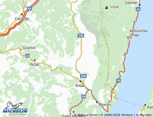 MICHELIN-Landkarte Purgarija Čepić - ViaMichelin