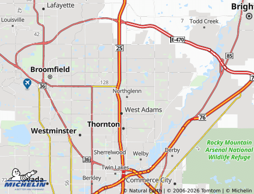 Mappa MICHELIN Northglenn - ViaMichelin