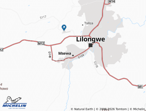 Mappa MICHELIN Msewa - ViaMichelin